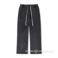 Autumn and winter retro fashion straight men's sweatpants